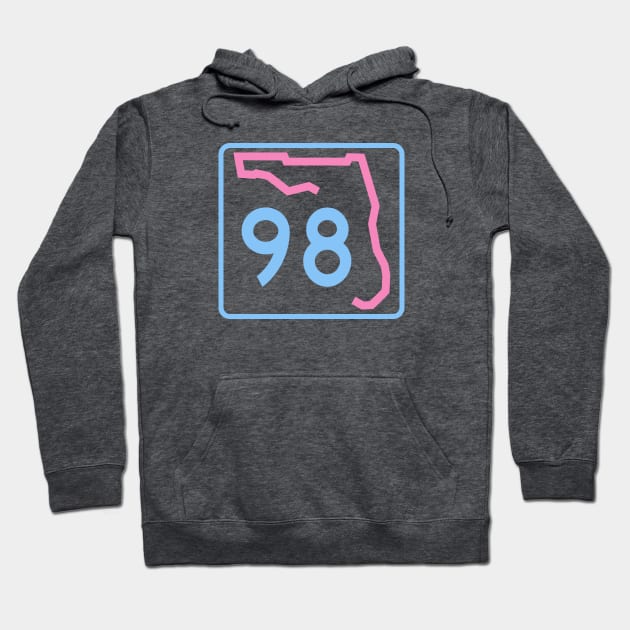 HWY 98 Florida Hoodie by Etopix